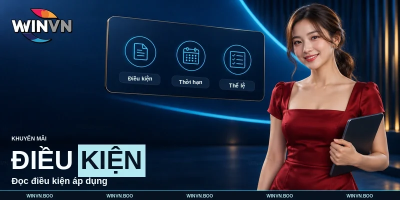 Điều kiện khuyến mãi WINVN gồm thời hạn áp dụng và thể lệ chương trình Điều kiện khuyến mãi WINVN gồm thời hạn áp dụng và thể lệ chương trình